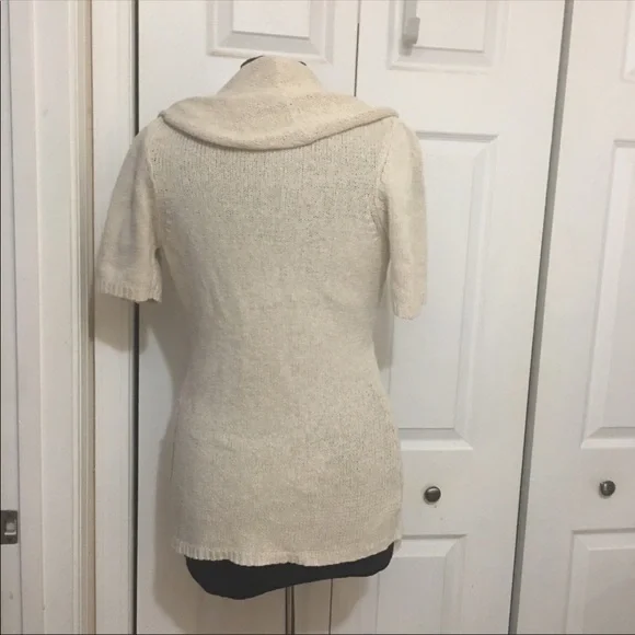 Sparrow knit short sleeve cardigan